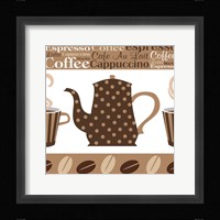 Cafe Au Lait Cocoa Latte II Framed Print