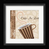 Cafe Au Lait Cocoa Latte IX Framed Print