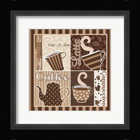Cafe Au Lait Cocoa Latte XIII Framed Print