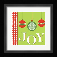Joyous Holiday X Framed Print