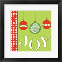 Joyous Holiday X Framed Print