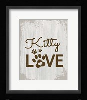 Kitty Love Framed Print