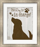 The Dog is in Charge Fine Art Print