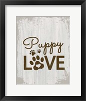 Puppy Love Framed Print