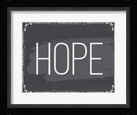 Hope Framed Print