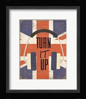 Turn It Up Framed Print