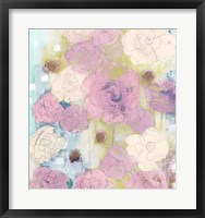 Lavender and Lime Flowers Fine Art Print