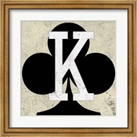 King of Clubs Antique Fine Art Print