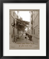 Traveler Sepia Fine Art Print