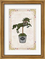 Topiary Unicorn II Fine Art Print