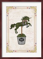 Topiary Unicorn II Fine Art Print