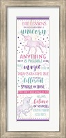 Life Lessons from a Unicorn Fine Art Print