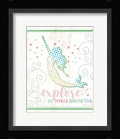 Explore Mermaid Framed Print