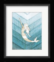 Coastal Mermaid I Framed Print