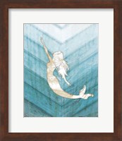 Coastal Mermaid I Fine Art Print