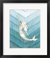 Coastal Mermaid I Framed Print