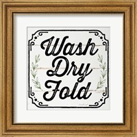 Wash, Dry, Fold, II Fine Art Print