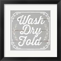 Wash, Dry, Fold III Fine Art Print
