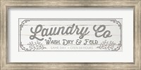 Laundry Co - Gray Fine Art Print