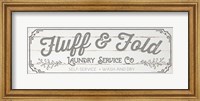 Fluff & Fold - Gray Fine Art Print