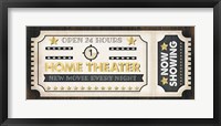 Movie Ticket II Framed Print