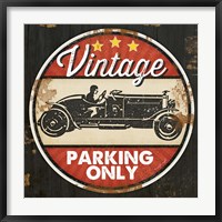 Vintage Parking Fine Art Print