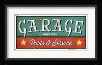 Garage Framed Print