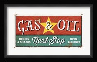 Gas and Oil Framed Print