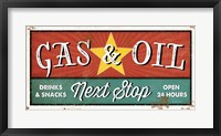 Gas and Oil Framed Print
