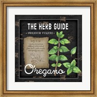 Herb Guide Oregano Fine Art Print