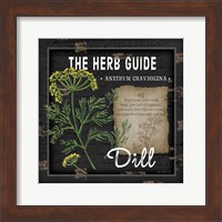 Herb Guide Dill Fine Art Print