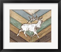 Lodge Elk Framed Print