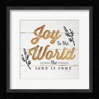 Joy to the World Framed Print