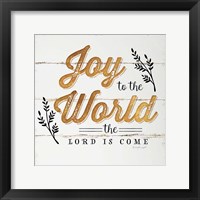 Joy to the World Framed Print