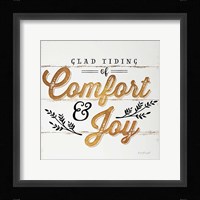 Comfort and Joy Framed Print
