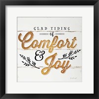 Comfort and Joy Framed Print