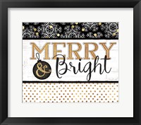 Merry & Bright Framed Print