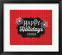 Happy Holidays Fine Art Print