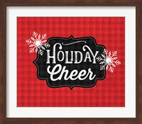 Holiday Cheer - Red Plaid Fine Art Print