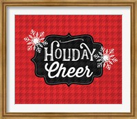 Holiday Cheer - Red Plaid Fine Art Print