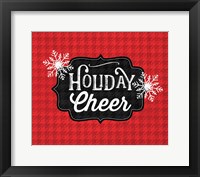 Holiday Cheer - Red Plaid Fine Art Print