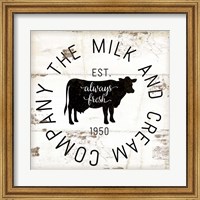 Milk and Cream Company Fine Art Print