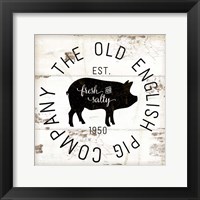 The Old Pig Company Framed Print
