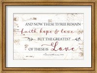 1 Corinthians 13:13 Fine Art Print