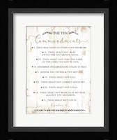 The Ten Commandments Fine Art Print