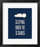Sleeping Under the Stars Framed Print