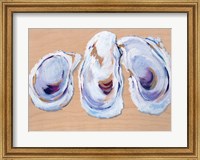 Three Oysters Fine Art Print