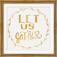 Let Us Gather - Gold Fine Art Print