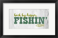 Fishing Dinner Fine Art Print