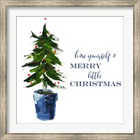 Merry Little Christmas Tree Fine Art Print
